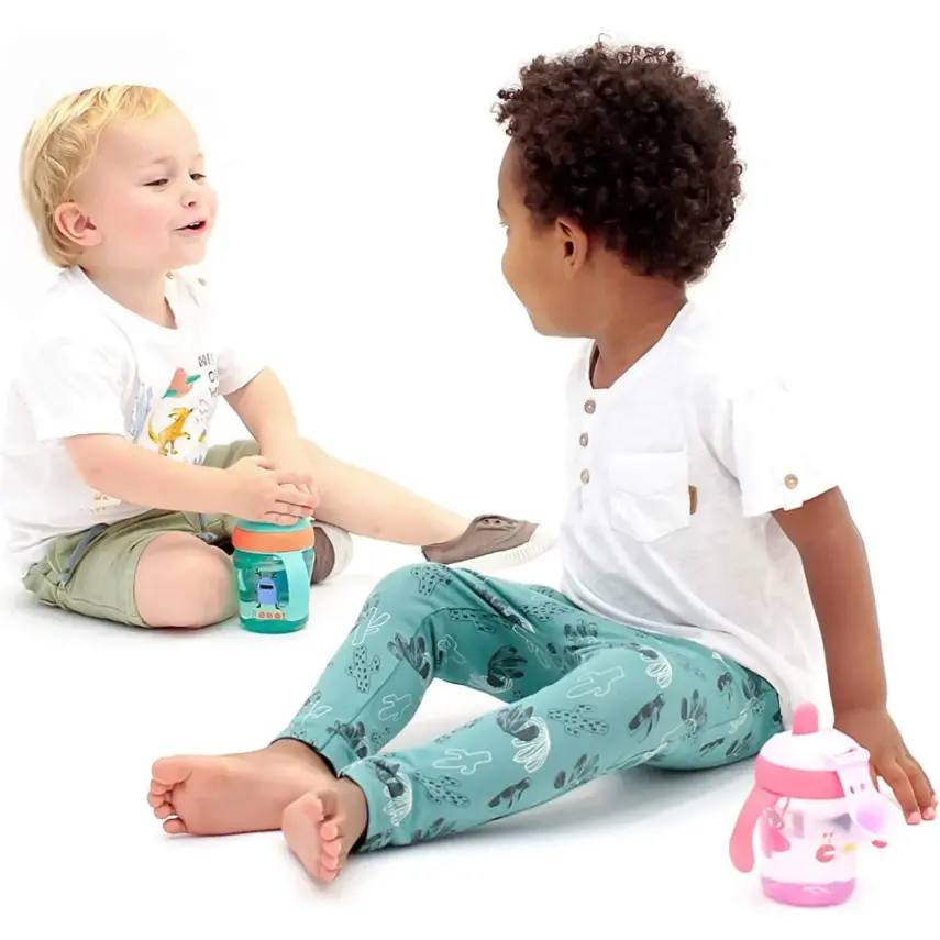 Suavinex Damla Akıtmaz Eğitim Bardağı 200 ml 4+ Ay Booo Pembe - 4