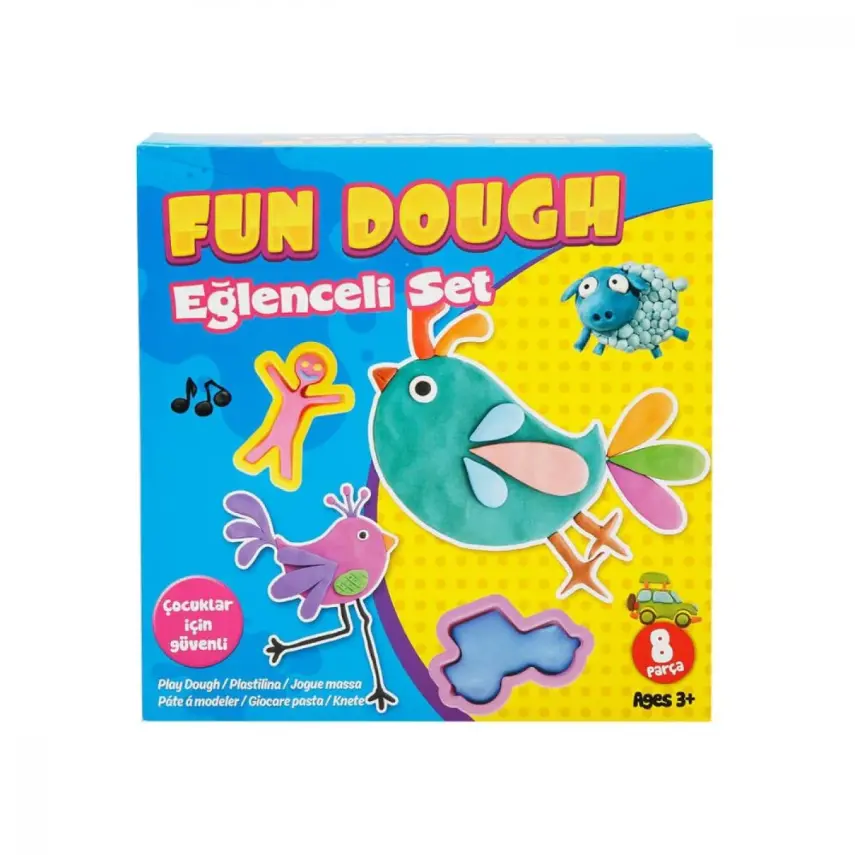 Sunman Eğlenceli Oyun Hamur Seti 8 Parça - 1