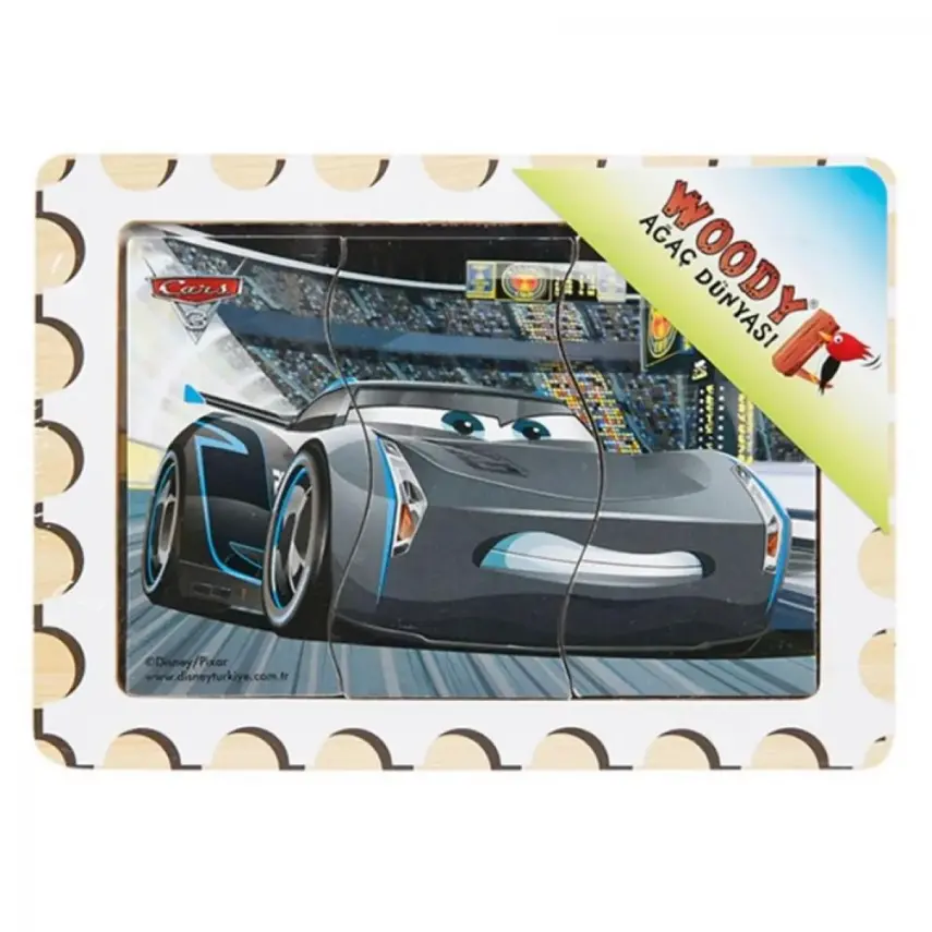 Sunman Tahta Puzzle Geçmeli Oyunlar Cars 3 Parça - 2