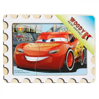 Sunman Tahta Puzzle Geçmeli Oyunlar Cars 3 Parça - 1
