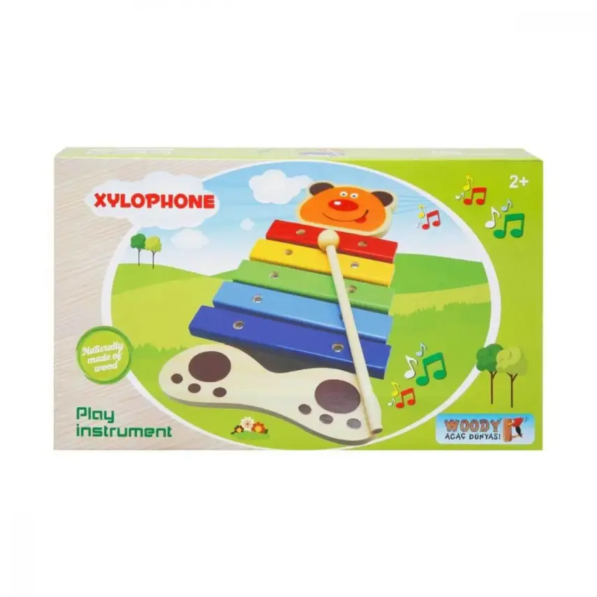 Sunman Tahta Xylophone 5 Notalı Köpek - 1