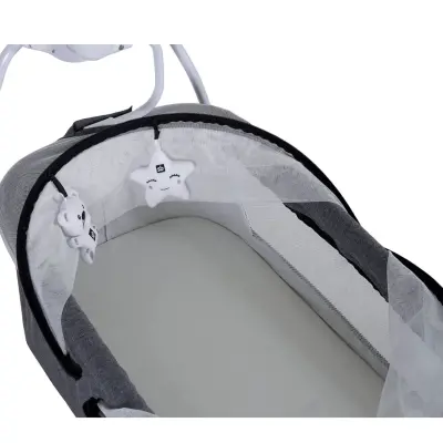 Sunny Baby 9146 Caretta Elektrikli Beşik Gri (1)