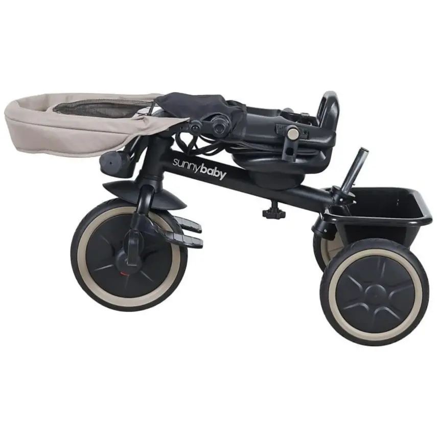 Sunny Baby New Safari Çift Yönlü Üç Tekerli Bisiklet Bej B63  - 14