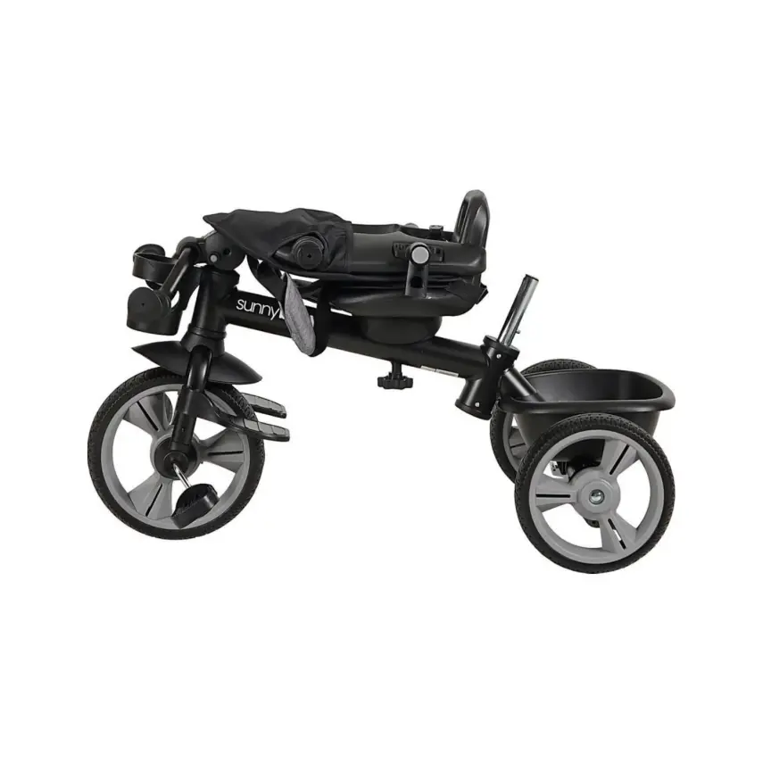 Sunny Baby New Safari Çift Yönlü Üç Tekerli Bisiklet Füme B63 - 4