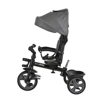 Sunny Baby New Safari Çift Yönlü Üç Tekerli Bisiklet Füme B63 - 5