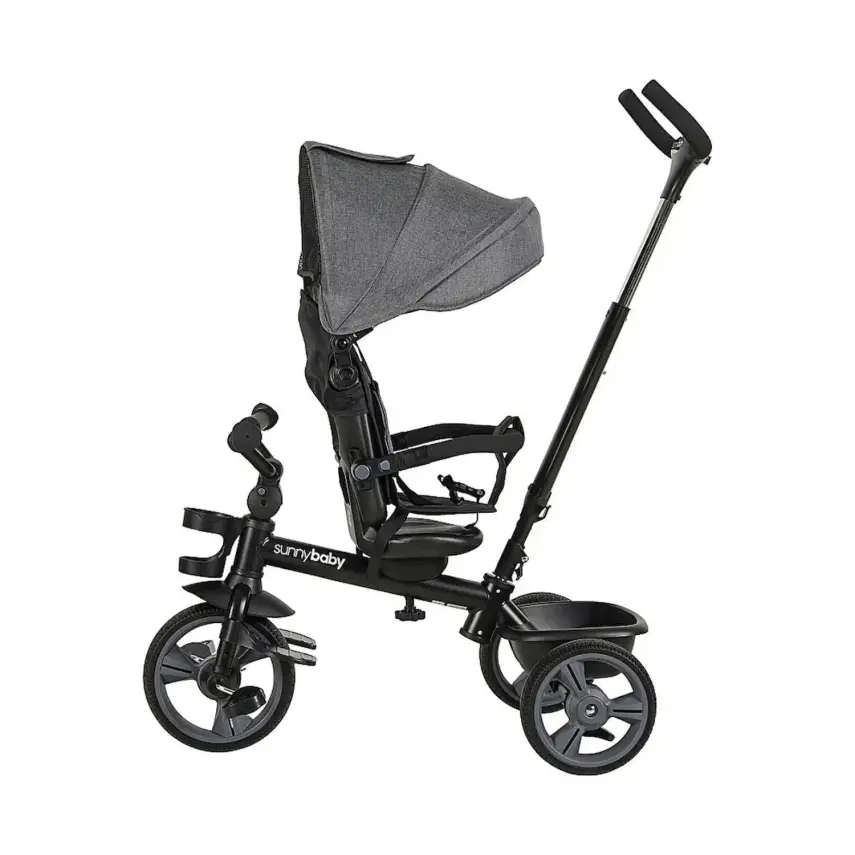 Sunny Baby New Safari Çift Yönlü Üç Tekerli Bisiklet Füme B63 - 3