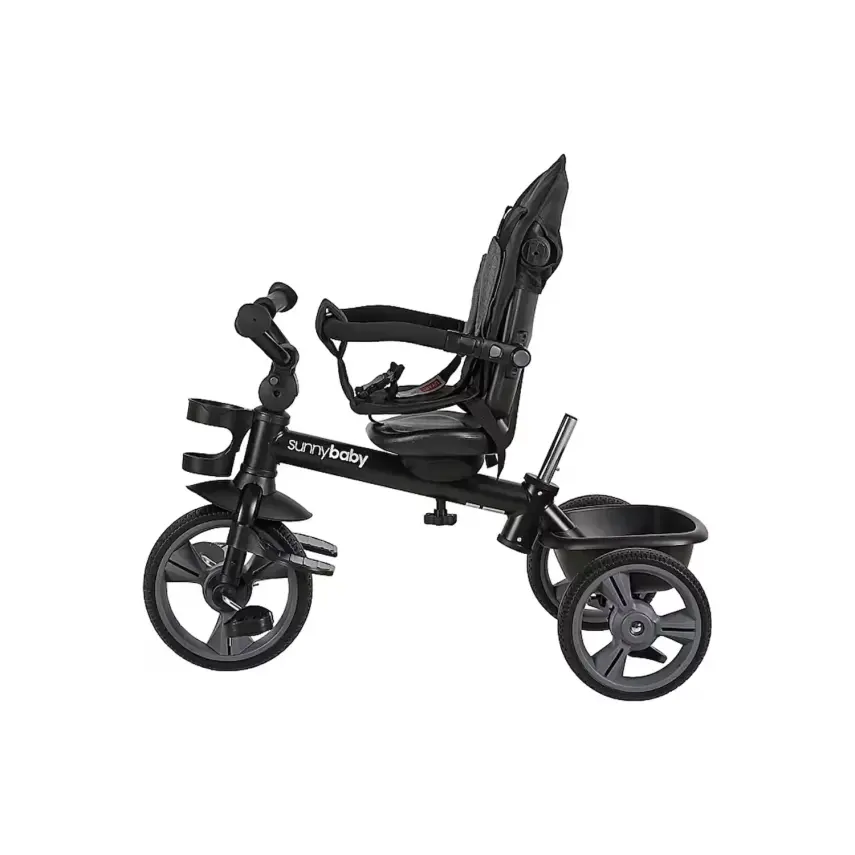 Sunny Baby New Safari Çift Yönlü Üç Tekerli Bisiklet Gri B63  - 5