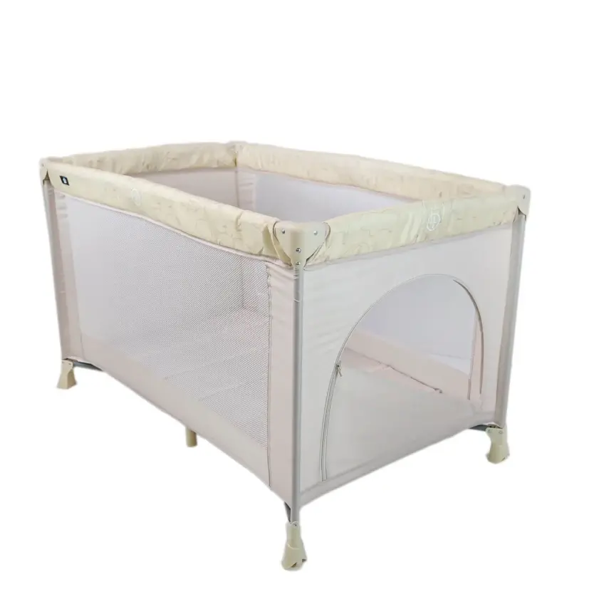 Sunny Baby Seul Ara Katlı Sallanma Aparatlı Oyun Parkı Park Yatak 70X120 Cm Bej - 3