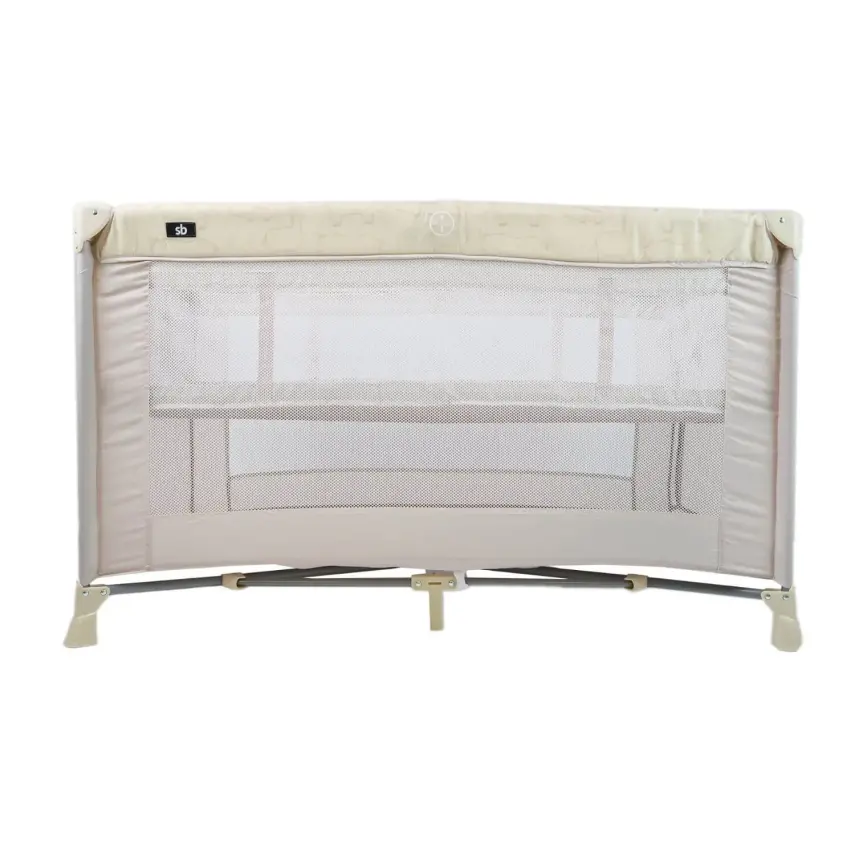 Sunny Baby Seul Ara Katlı Sallanma Aparatlı Oyun Parkı Park Yatak 70X120 Cm Bej - 4