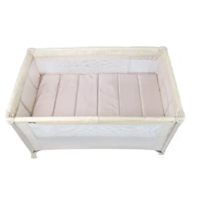 Sunny Baby Seul Ara Katlı Sallanma Aparatlı Oyun Parkı Park Yatak 70X120 Cm Bej (1)