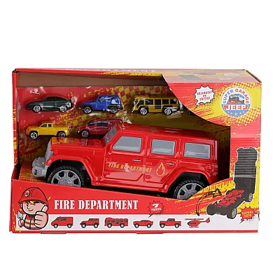 Super Garage Jeep İtfaiye Temalı