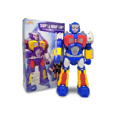 Süper Savaşçı Robot Işıklı Sesli Ve Pilli (1)
