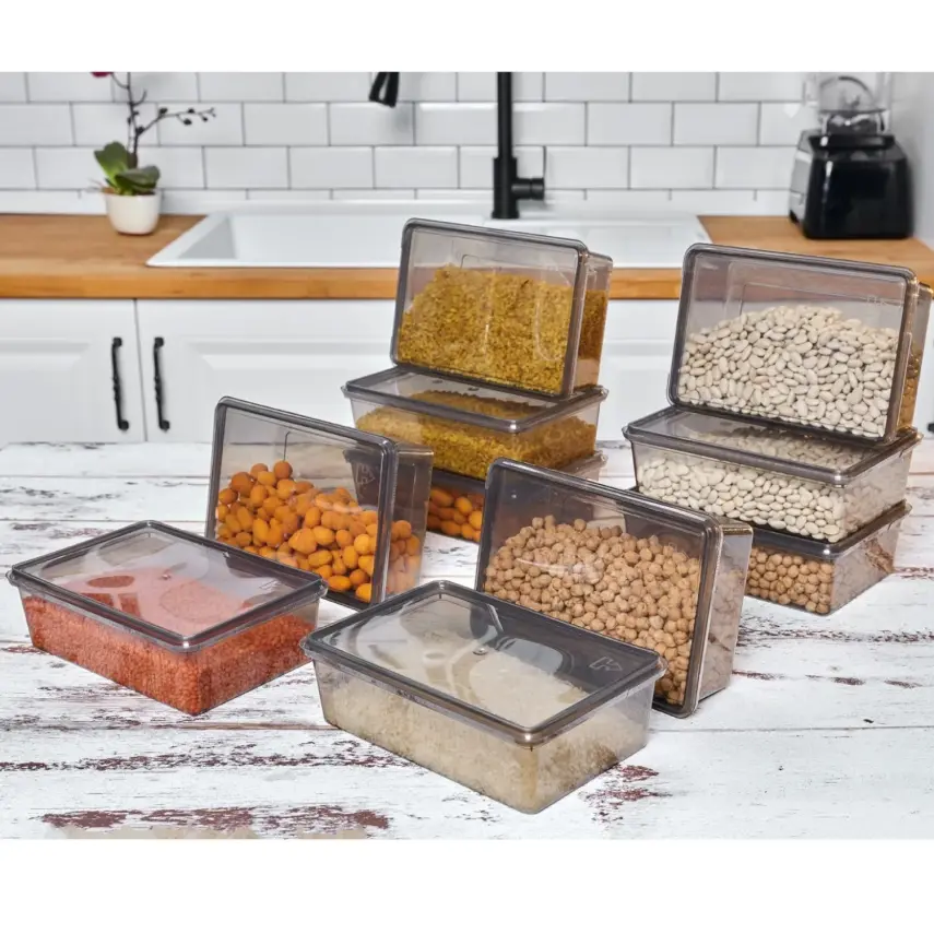 Supercupp Saklama Kabı Gri 1000gr 10lu - 1