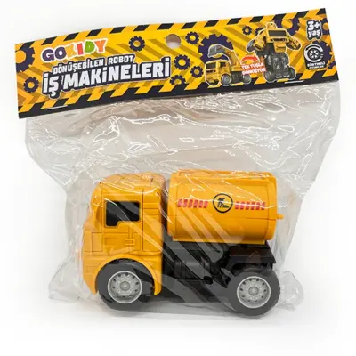 Sürtmeli Dönüşebilen İş Makinası( Mikser-Kamyon-Kepçe-Tanker) (1)