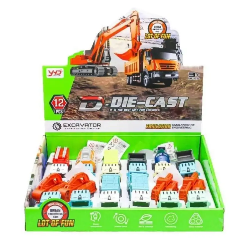 Sürtmeli Metal Asorti İş Kamyonları - 2