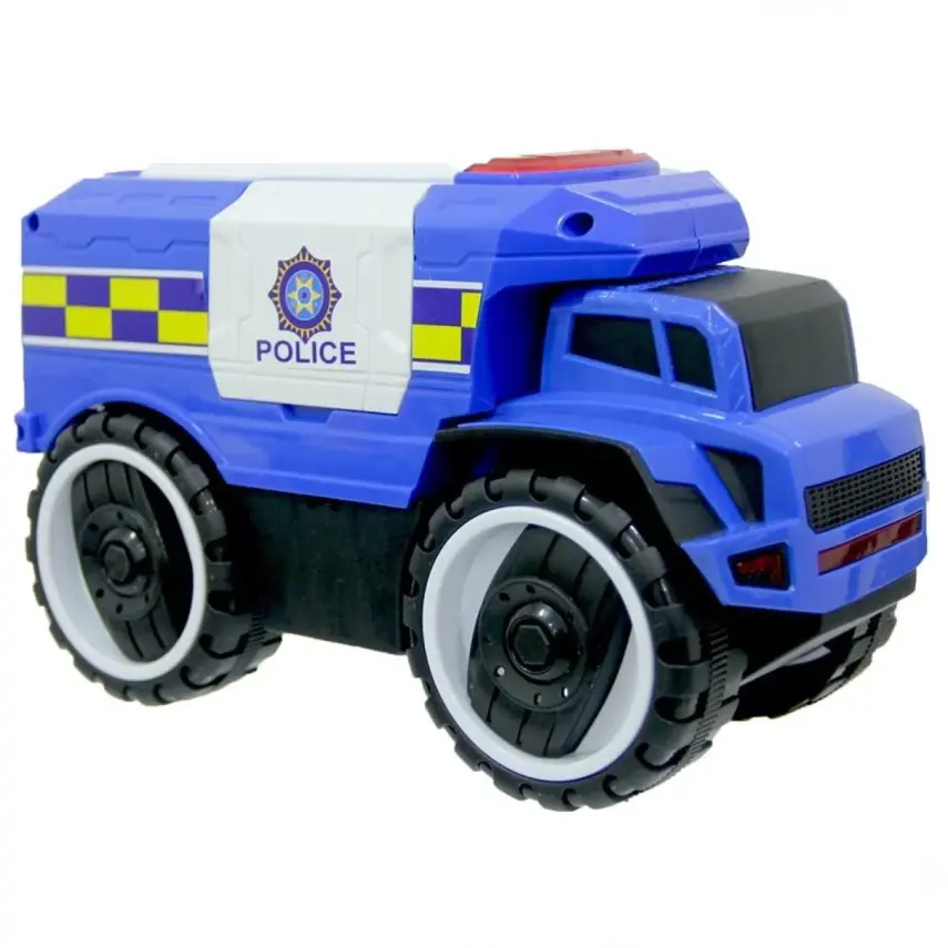 Sürtmeli Pilli ve Sesli Polis Arabası - 2