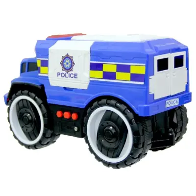 Sürtmeli Pilli ve Sesli Polis Arabası - 3