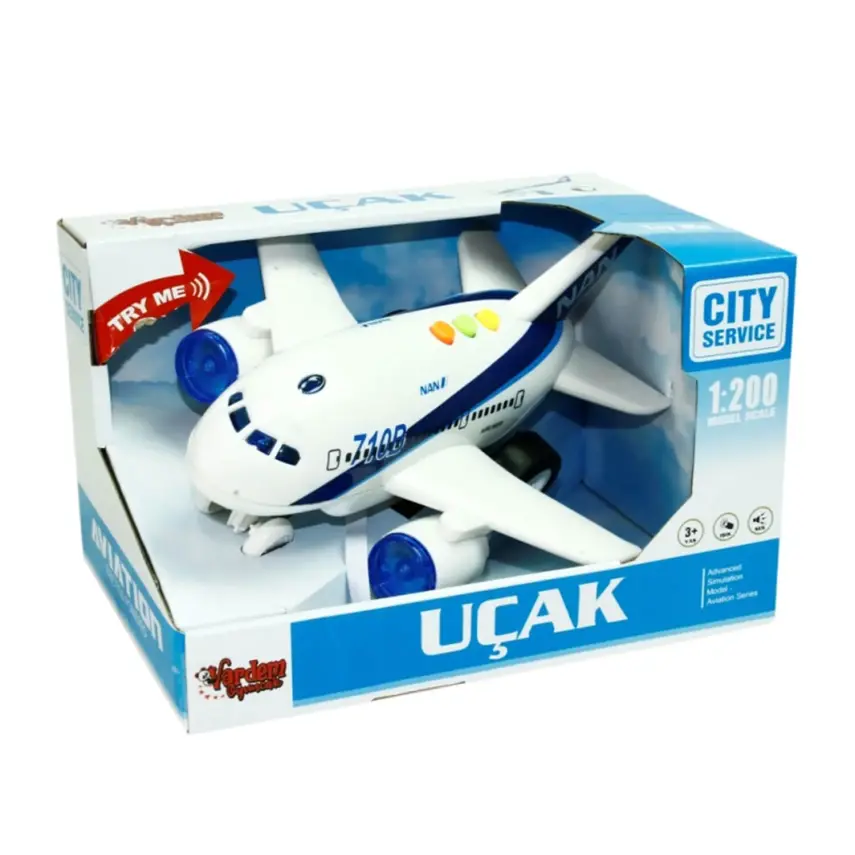 Sürtmeli Sesli Işıklı Uçak 1 :200 - 2