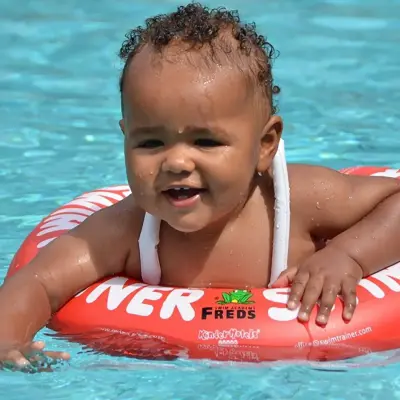 Swimtrainer 3 Ay-4 Yaş Yüzme Simidi Kırmızı - 13