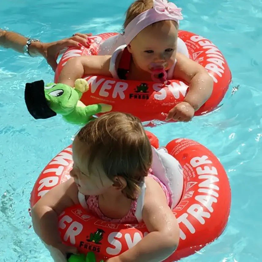 Swimtrainer 3 Ay-4 Yaş Yüzme Simidi Kırmızı - 8