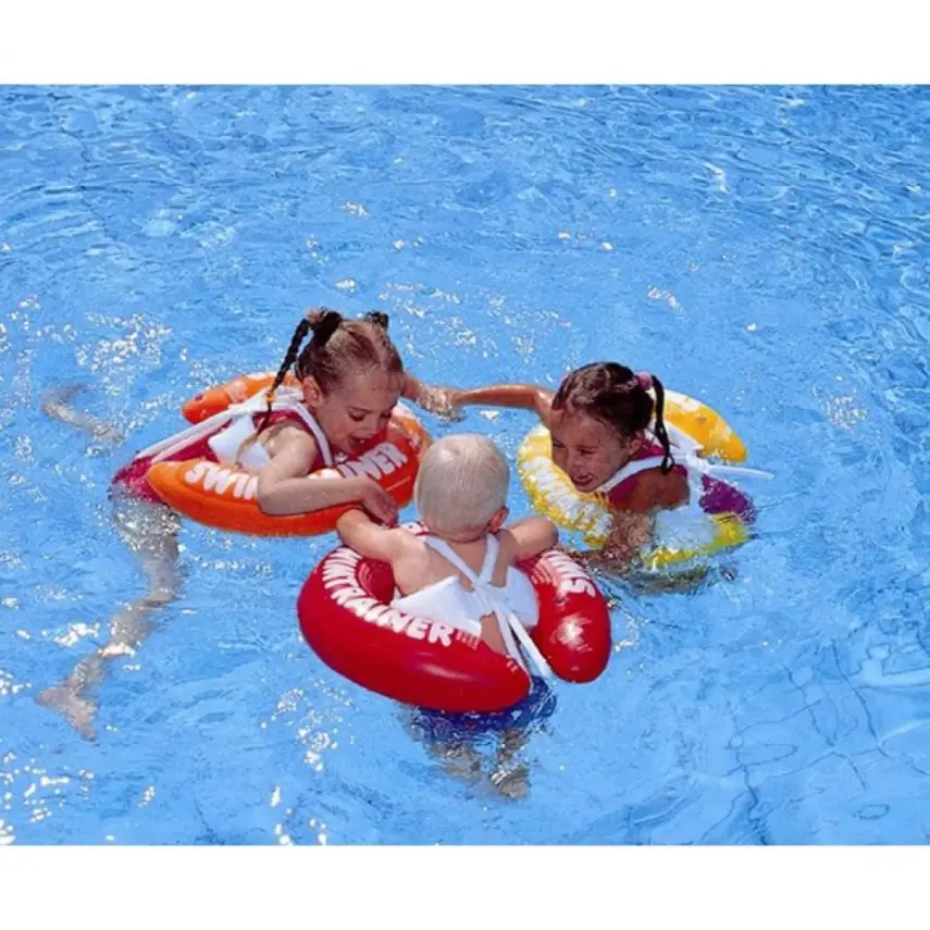 Swimtrainer 3 Ay-4 Yaş Yüzme Simidi Kırmızı - 10