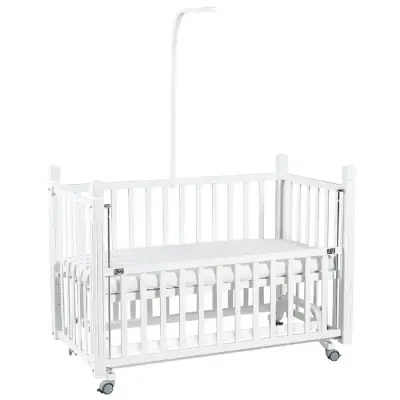 Tahterevalli Cuppa Beşik 60x120 cm Beyaz ve Mavi Uyku Seti (1)