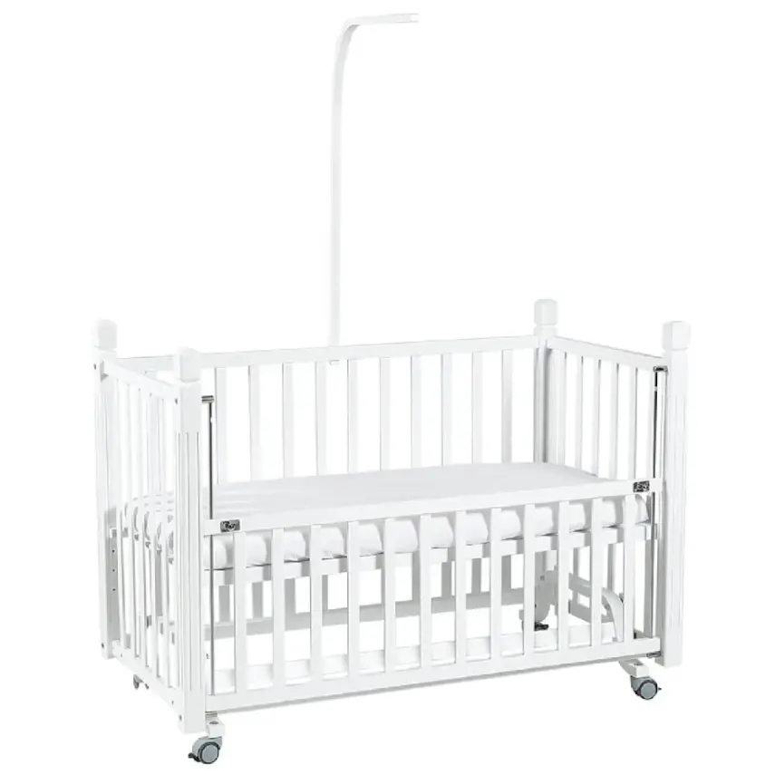 Tahterevalli Cuppa Beşik 60x120 cm Beyaz ve Mavi Uyku Seti - 2