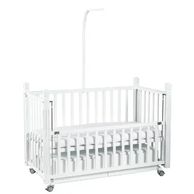 Tahterevalli Viva Beşik 60x120 cm Beyaz ve Mavi Uyku Seti - 4