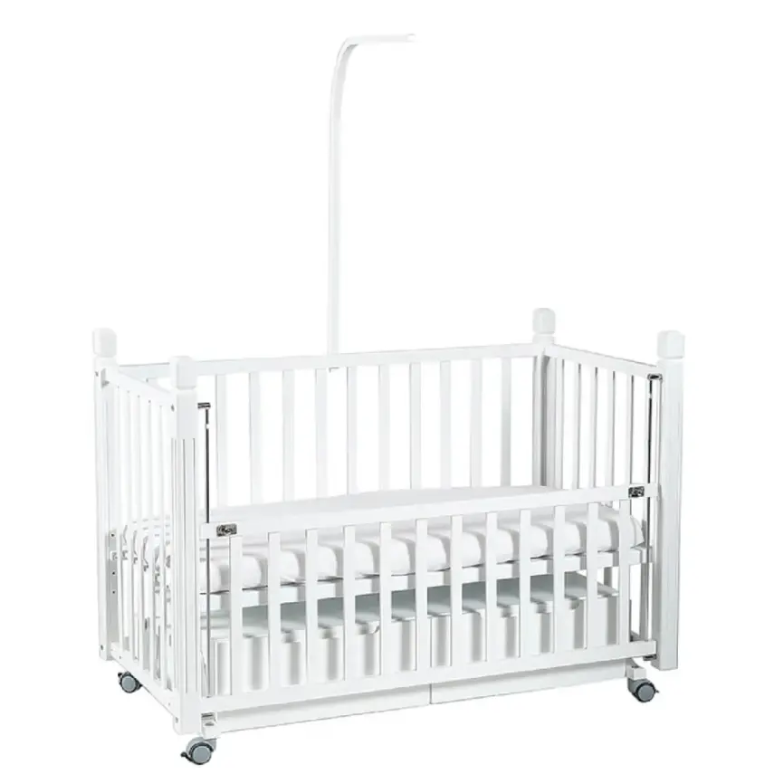 Tahterevalli Viva Beşik 60x120 cm Beyaz ve Mavi Uyku Seti - 4