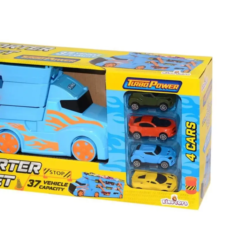 Taşıyıcı Tır 4 Arabalı Trafik Setli - 2