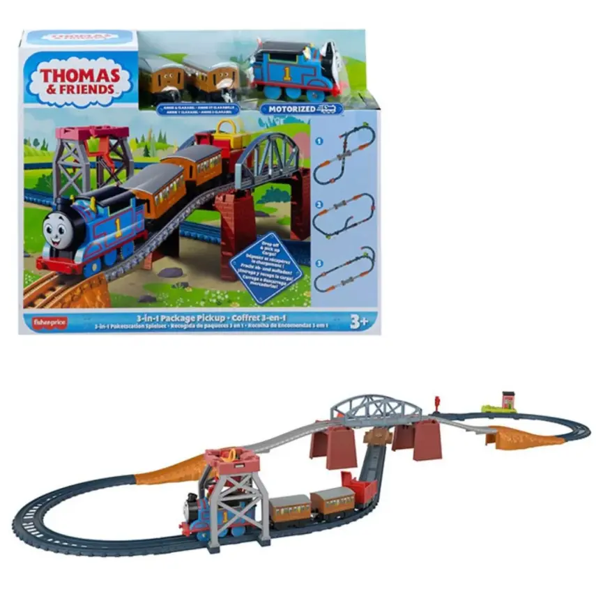 Thomas ve Arkadaşları 3'ü 1 Arada Kargo Macerası Oyun Seti - 1