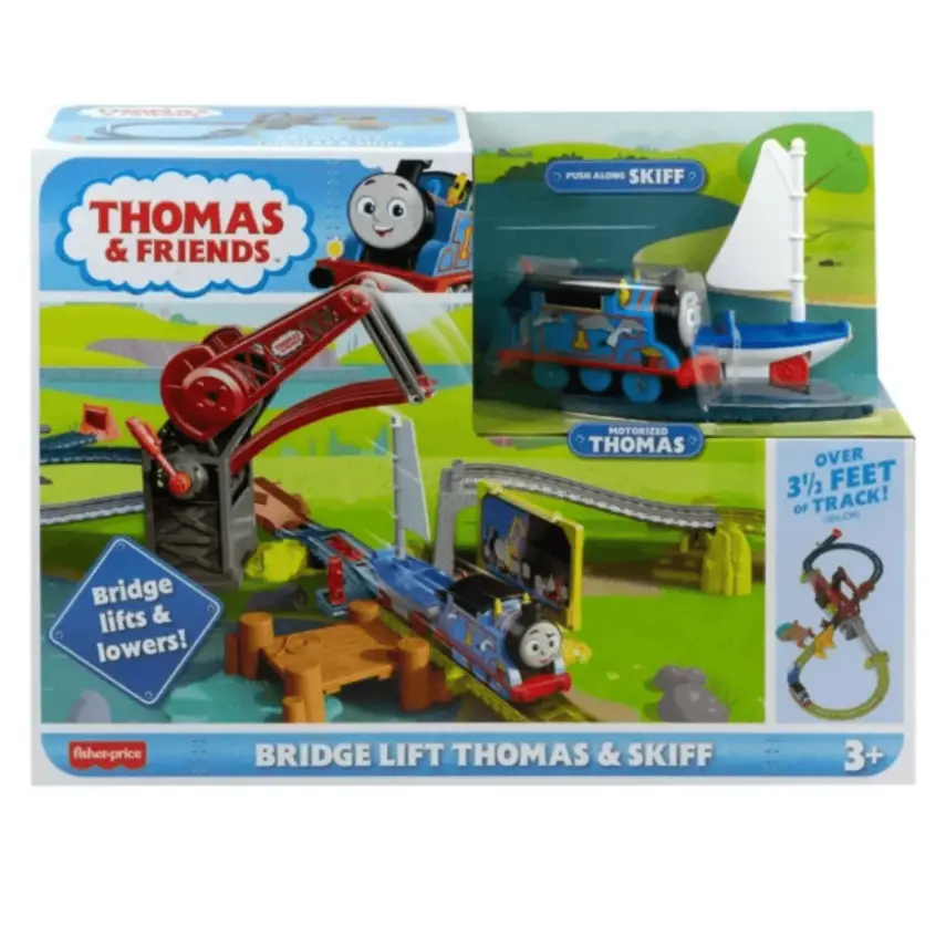 Thomas ve Arkadaşları Thomas ve Skiff Açılır Köprü Macerası Motorlu Trenli - 5