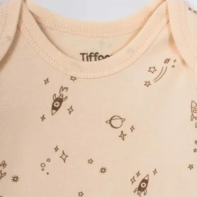 Tiffany Bebek Body Kısa Kol Galaxy Organic Theme (1)