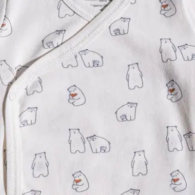 Tiffany Bebek Body Kruvaze Bears Organic Theme - 2
