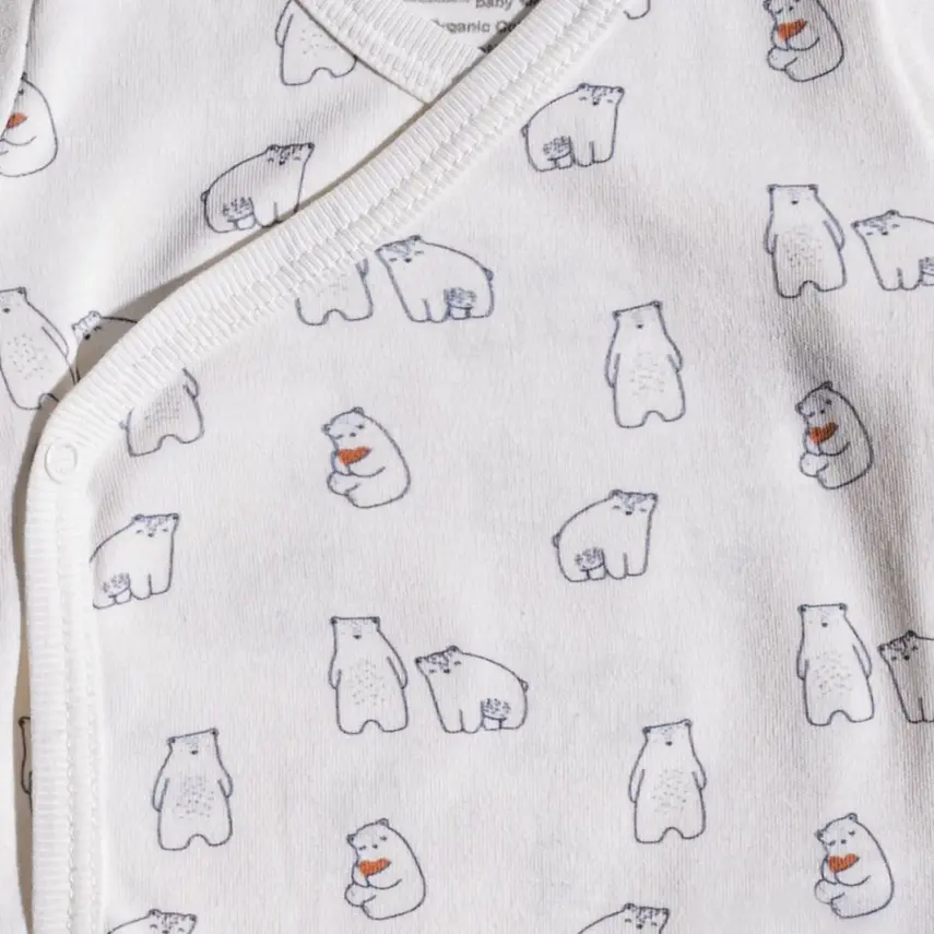 Tiffany Bebek Body Kruvaze Bears Organic Theme - 2