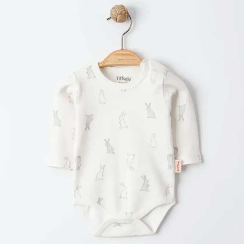 Tiffany Bebek Body Takımı Uzun Kol 3lü Rabbit Theme - 2