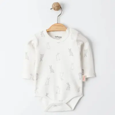 Tiffany Bebek Body Takımı Uzun Kol 3lü Rabbit Theme - 6