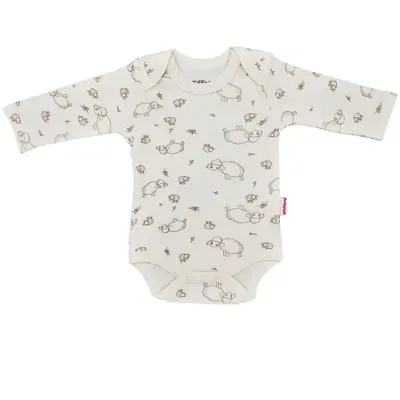Tiffany Bebek Body Uzun Kol Lamb Organik Theme (1)