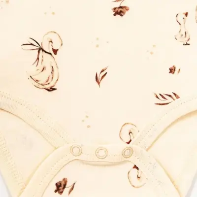 Tiffany Bebek Body Uzun Kol Organik Theme Mother Swan - 2