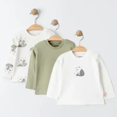 Tiffany Bebek Sweatshirt 3lü Rabbit Theme
