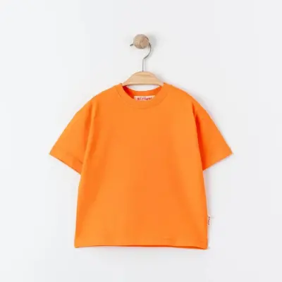 Tiffany Bebek T-Shirt Basic Süprem Turuncu 