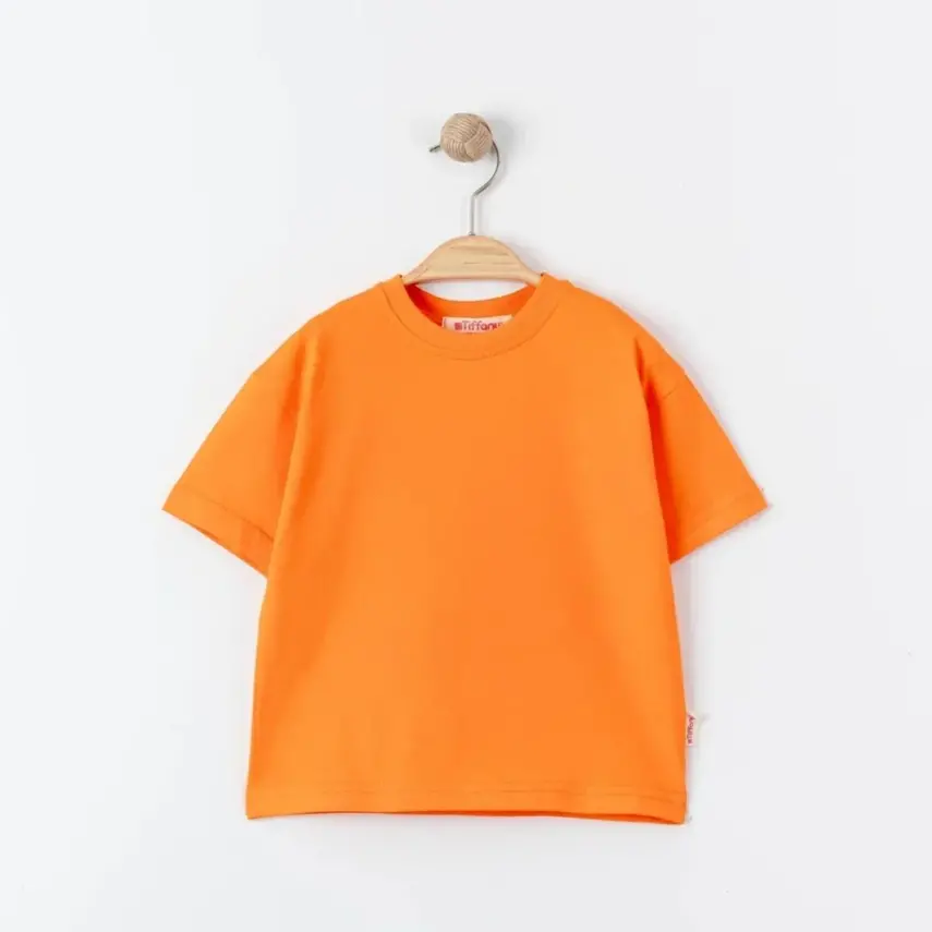 Tiffany Bebek T-Shirt Basic Süprem Turuncu - 1