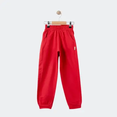 Tiffany Çocuk Eşofman Altı Oversize Theme Kırmızı - 3