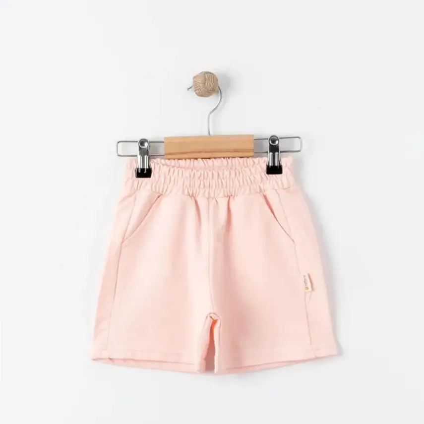 Tiffany Çocuk Şortu Oversize Theme Pudra - 2