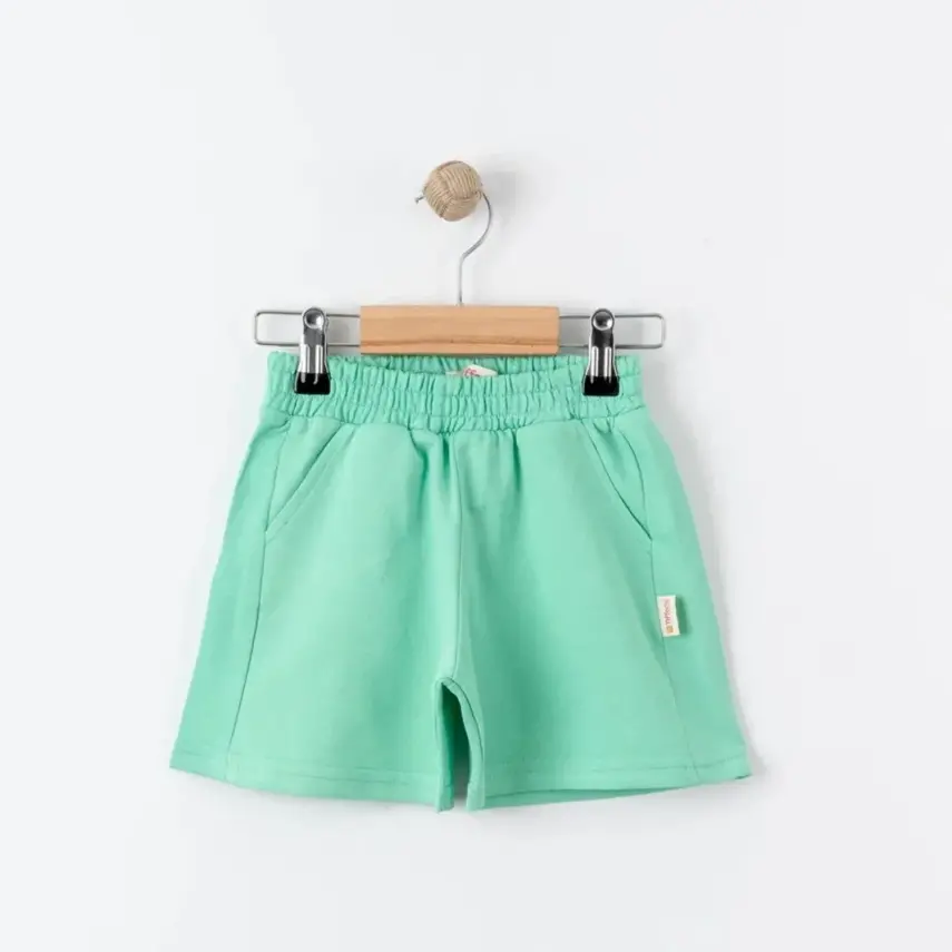 Tiffany Çocuk Şortu Oversize Theme Turkuaz - 1