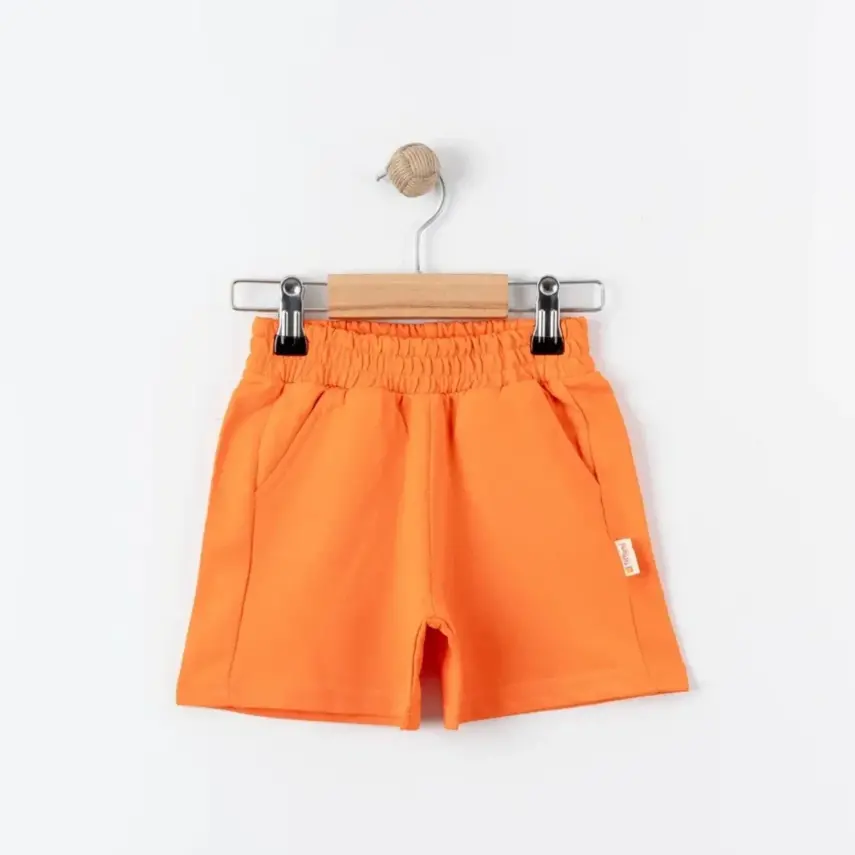 Tiffany Çocuk Şortu Oversize Theme Turuncu - 3