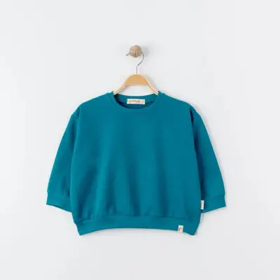 Tiffany Çocuk Sweatshirt Oversize Theme Mint (1)