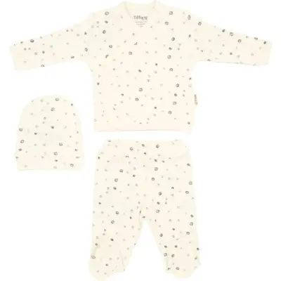 Tiffany Çocuk Zıbın Takımı 3lü Basketboll Organik Theme