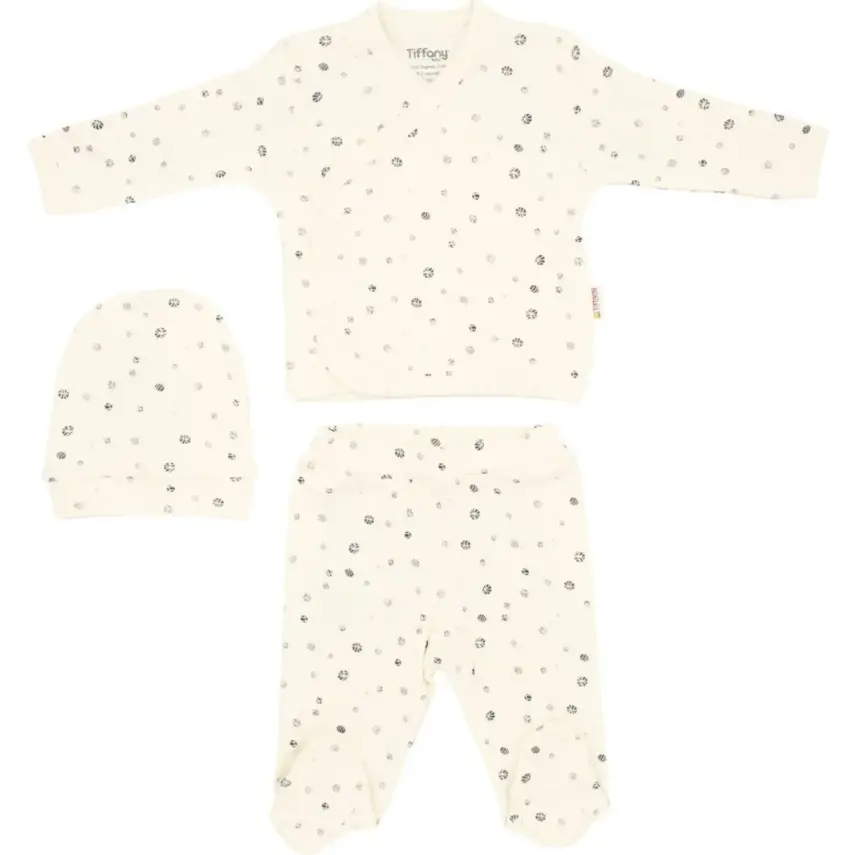 Tiffany Çocuk Zıbın Takımı 3lü Basketboll Organik Theme - 1