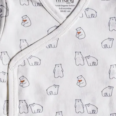 Tiffany Çocuk Zıbın Takımı 3lü Bears Organic Theme (1)